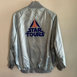RARE Disney Star Tours Imagineering Exclusive Bomber Jacket - Size L